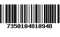 Código de Barras 7350104810948