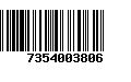 Código de Barras 7354003806