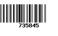 Código de Barras 735845