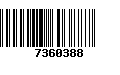 Código de Barras 7360388