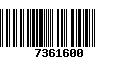 Código de Barras 7361600