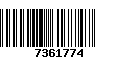 Código de Barras 7361774