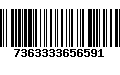 Código de Barras 7363333656591