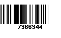 Código de Barras 7366344