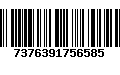 Código de Barras 7376391756585