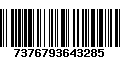 Código de Barras 7376793643285