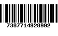 Código de Barras 7387714928992