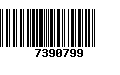 Código de Barras 7390799