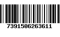 Código de Barras 7391506263611