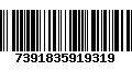 Código de Barras 7391835919319