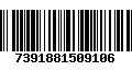 Código de Barras 7391881509106