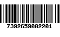 Código de Barras 7392659002201