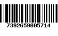 Código de Barras 7392659005714