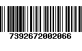 Código de Barras 7392672002066