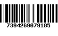 Código de Barras 7394269079185