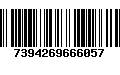 Código de Barras 7394269666057