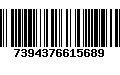 Código de Barras 7394376615689