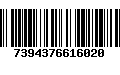 Código de Barras 7394376616020