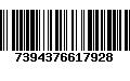 Código de Barras 7394376617928