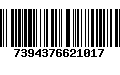 Código de Barras 7394376621017