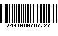 Código de Barras 7401000707327