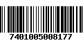 Código de Barras 7401005008177