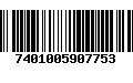 Código de Barras 7401005907753