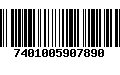 Código de Barras 7401005907890