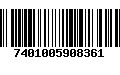 Código de Barras 7401005908361