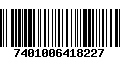 Código de Barras 7401006418227