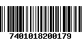 Código de Barras 7401018200179