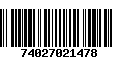 Código de Barras 74027021478