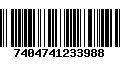 Código de Barras 7404741233988