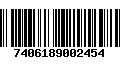 Código de Barras 7406189002454