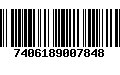 Código de Barras 7406189007848