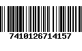 Código de Barras 7410126714157