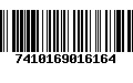 Código de Barras 7410169016164