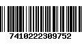 Código de Barras 7410222309752