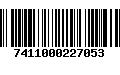 Código de Barras 7411000227053