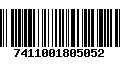 Código de Barras 7411001805052