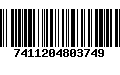 Código de Barras 7411204803749