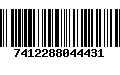 Código de Barras 7412288044431