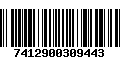 Código de Barras 7412900309443