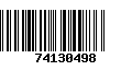 Código de Barras 74130498