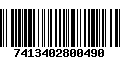 Código de Barras 7413402800490