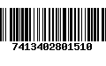 Código de Barras 7413402801510