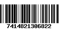 Código de Barras 7414821306822