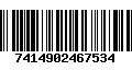 Código de Barras 7414902467534