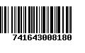 Código de Barras 741643008180