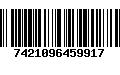 Código de Barras 7421096459917